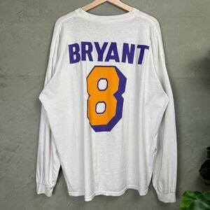 Kobe Bryant Los Angeles Lakers Long Sleeve 90s Y2k Vintage XL
